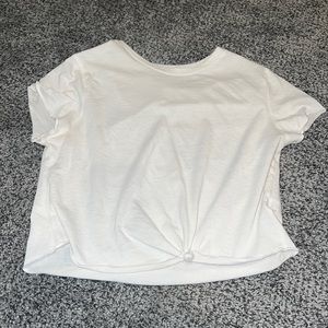 size small pacsun crop white short sleeve
